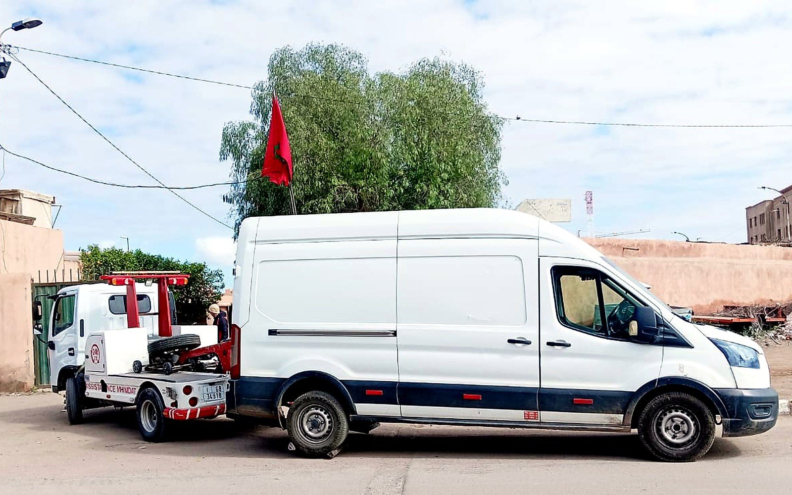 Assistance mobile fourgon et plateau MHIMDAT à Marrakech